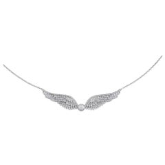 Garrard 'Wings Classic' 1.85cts White Diamond Necklace