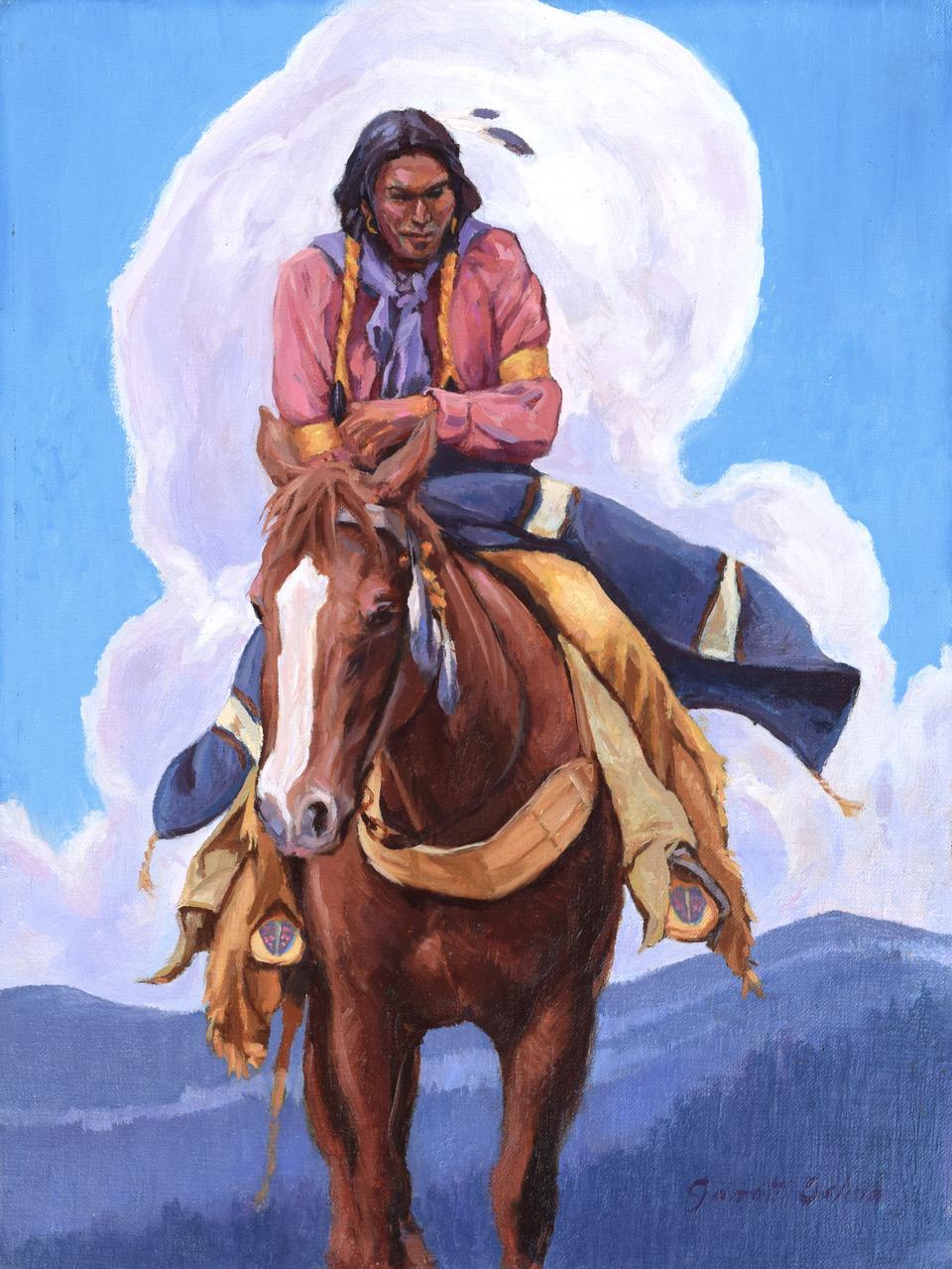 Headwinds - Realist Painting by Garrett Schuh