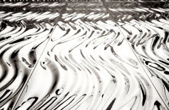 Garrido Waves Fireplace in Polished Nickel Finish