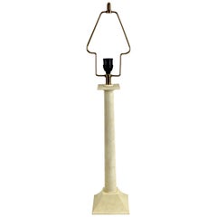 Vintage Garrison Rousseau Modern Parchment Table Lamp