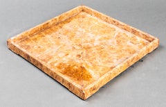 Garrison Rousseau Modern Tobacco Leaf Wrapped Tray