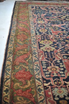 Garrus Bidjar Rare Palatial & Over-sized Masterful Art Rug, Early 1900's