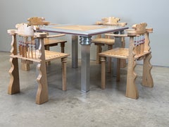 Garry Knox Bennett "Table d'Afrique et quatre chaises