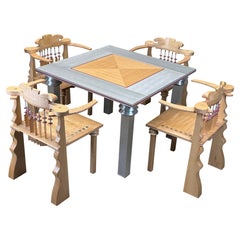 Garry Knox Bennett "Table d'Afrique et quatre chaises