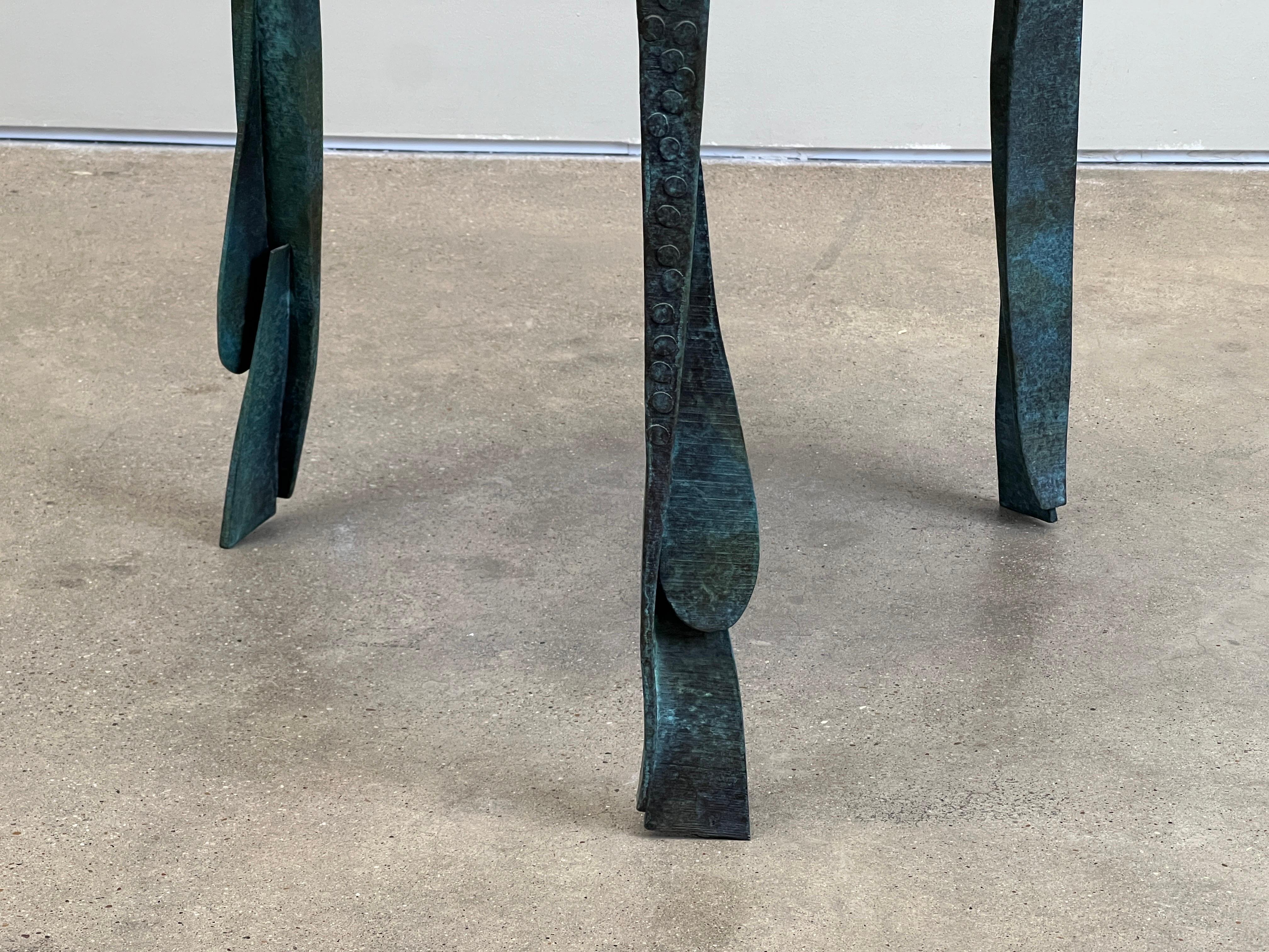 Beistelltisch aus Bronze mit Garry Knox Bennett im Angebot 10
