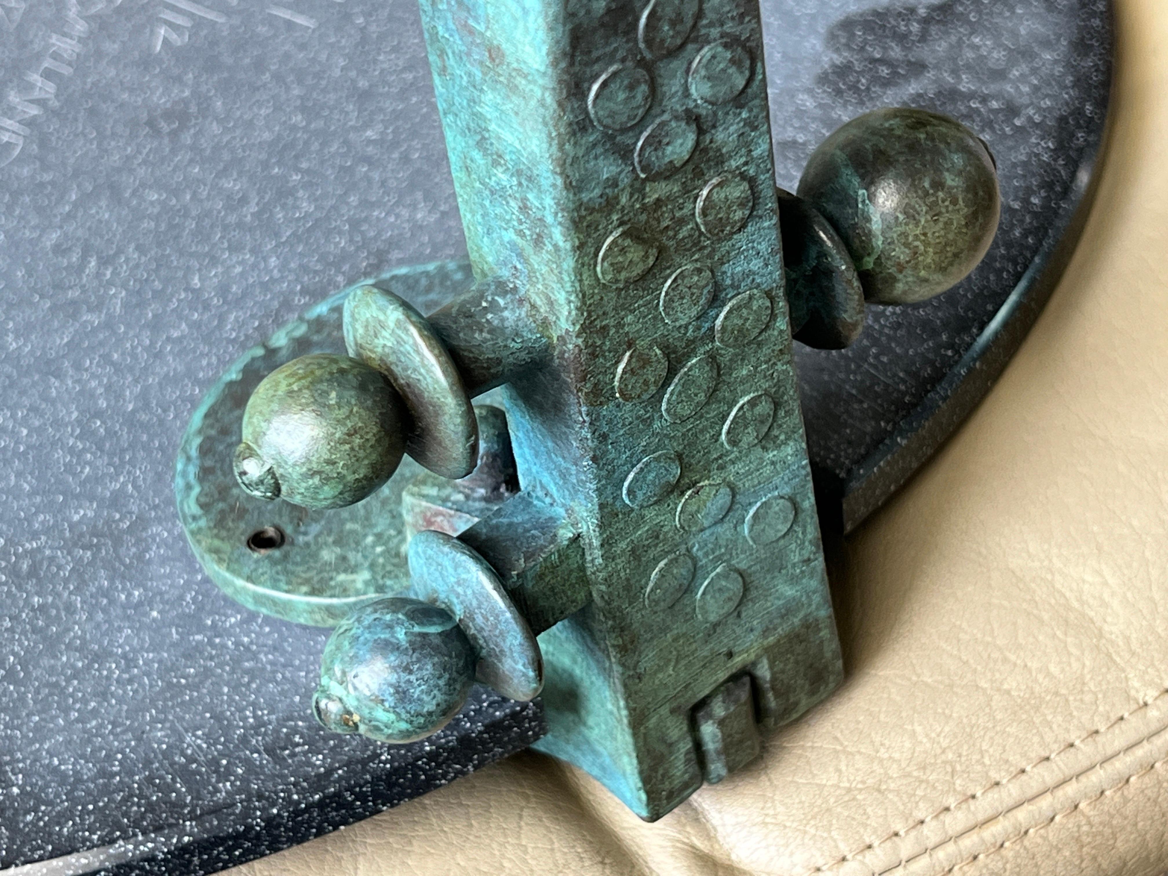 Beistelltisch aus Bronze mit Garry Knox Bennett im Angebot 16