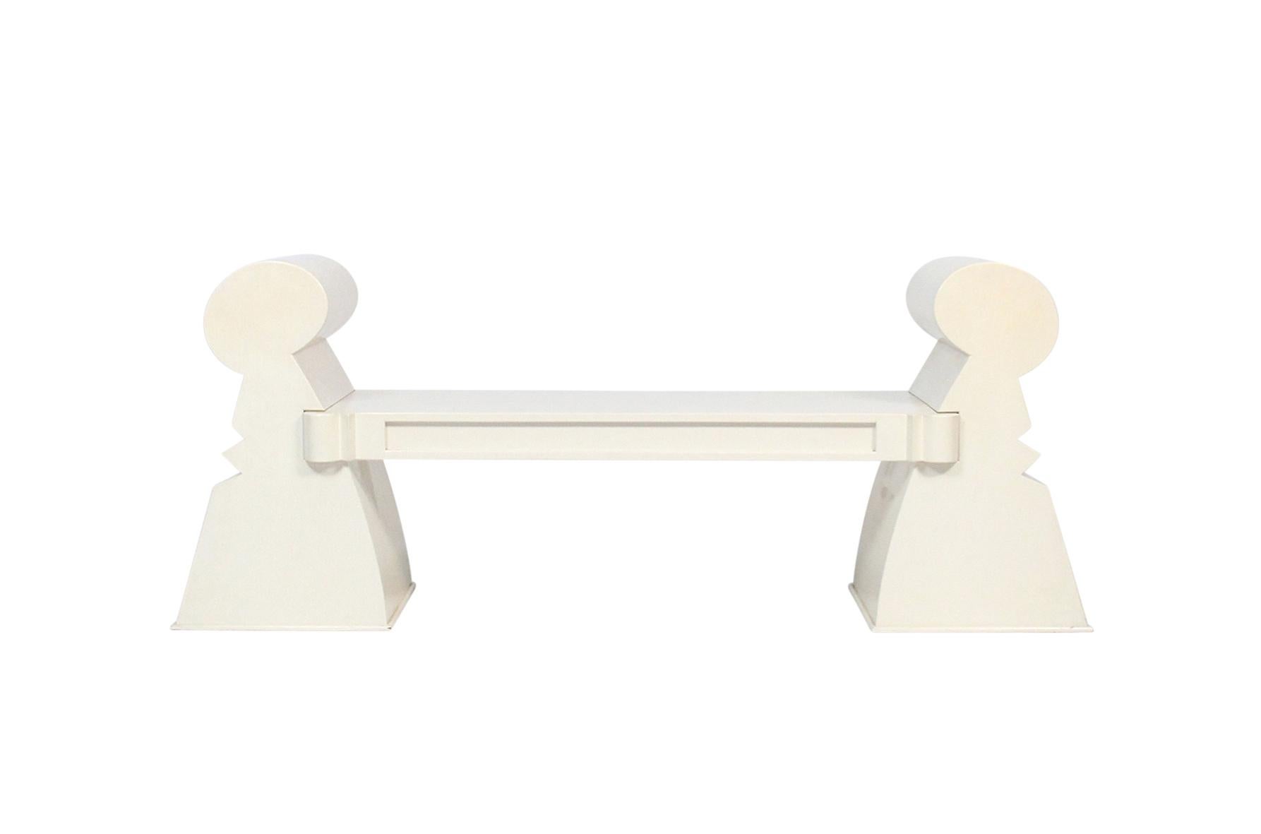 Garry Knox Bennett Skulpturale „Whistling Bench“ aus Garry im Zustand „Gut“ im Angebot in Pawtucket, RI