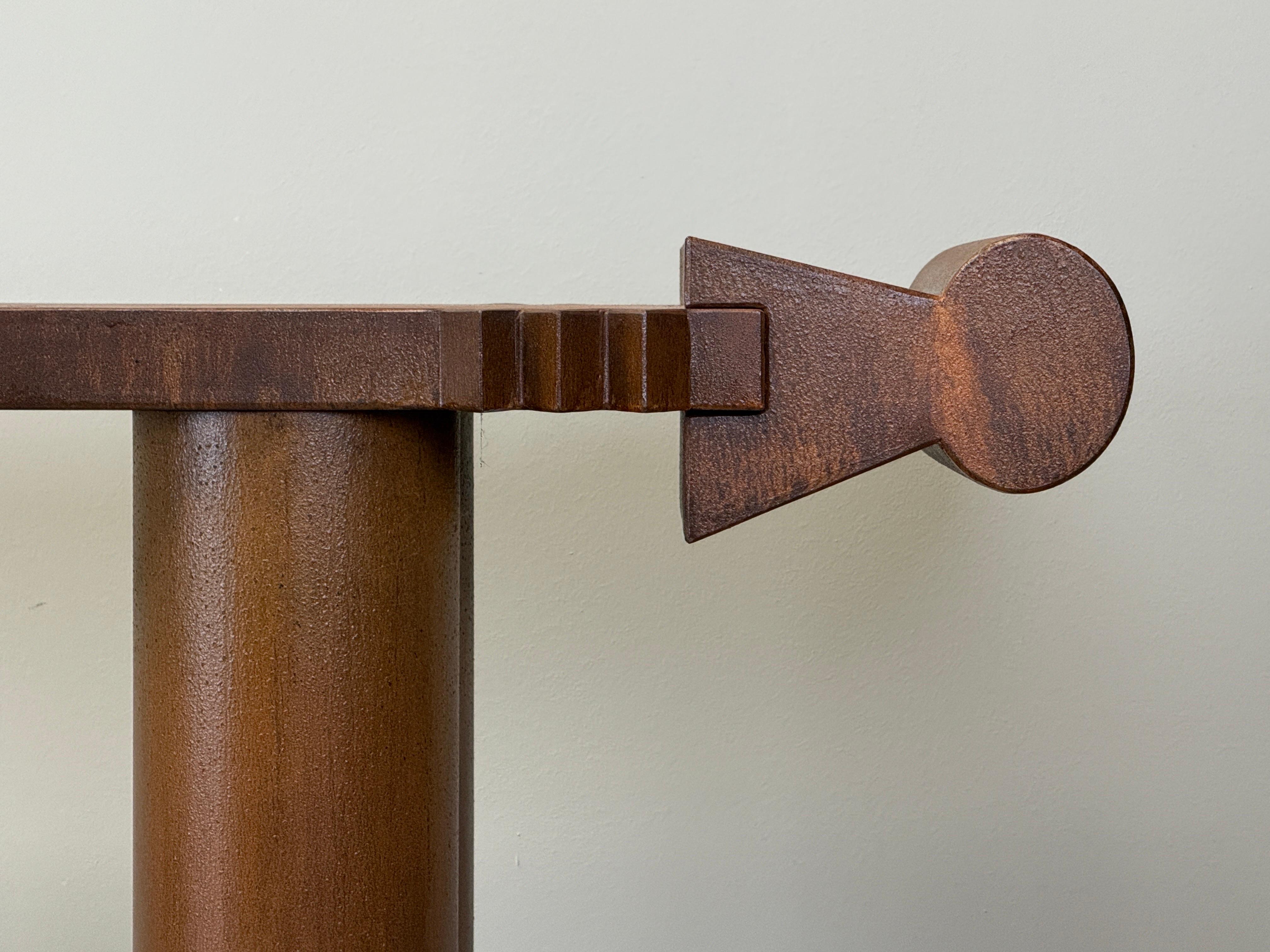Garry Knox Bennett Steel Console Table, 2007 For Sale 6
