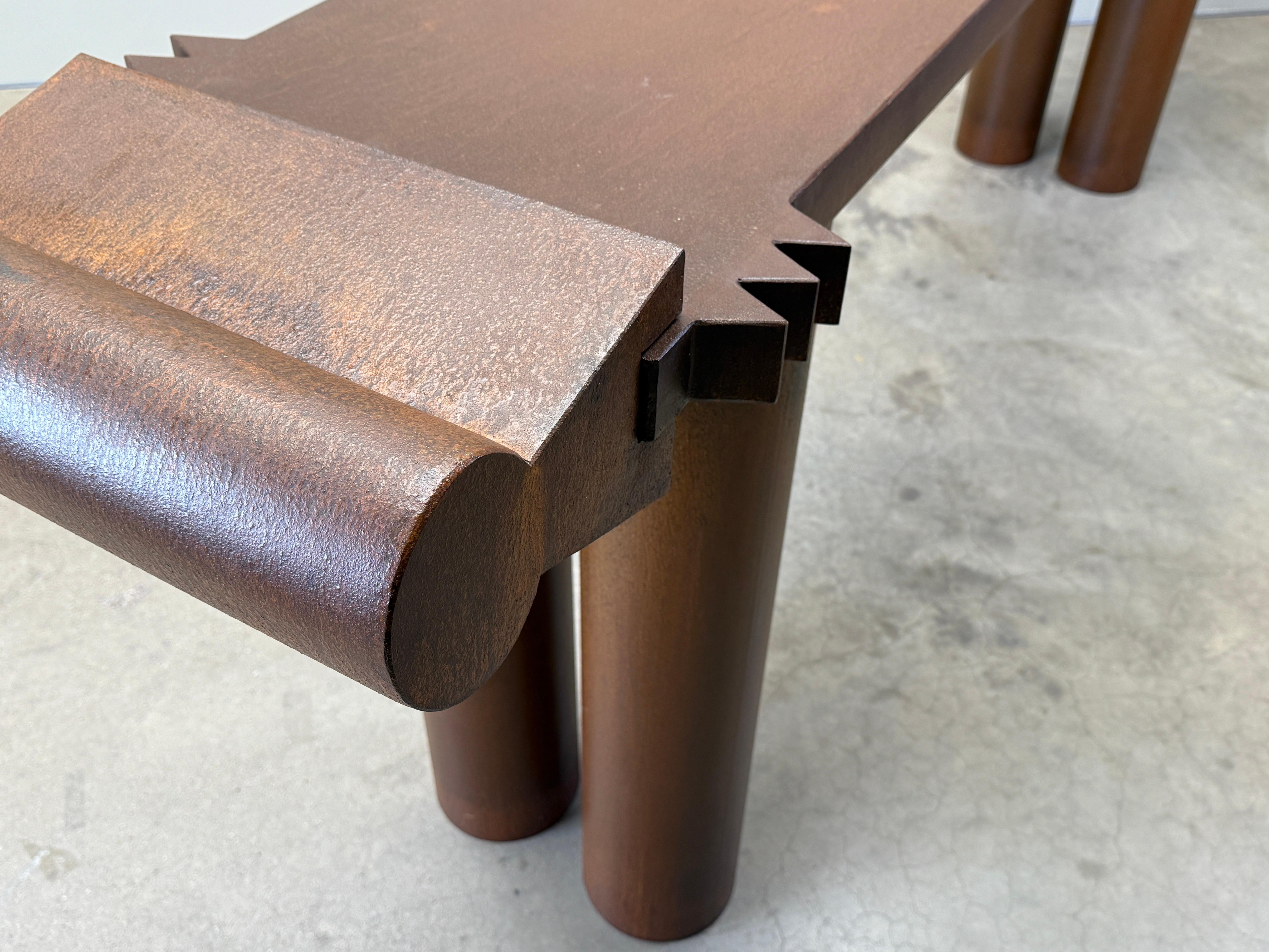Garry Knox Bennett Steel Console Table, 2007 For Sale 8