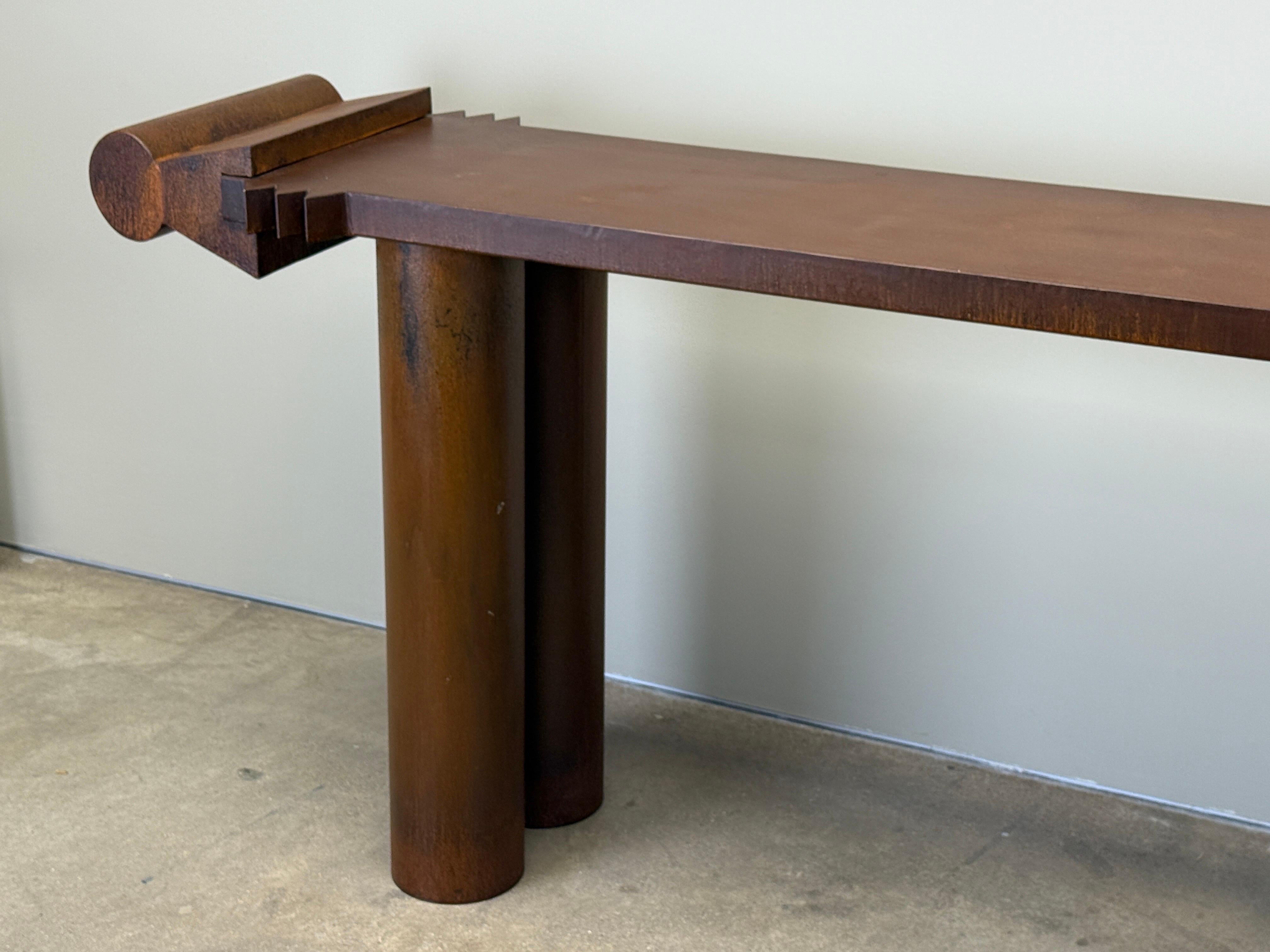 Garry Knox Bennett Steel Console Table, 2007 For Sale 15