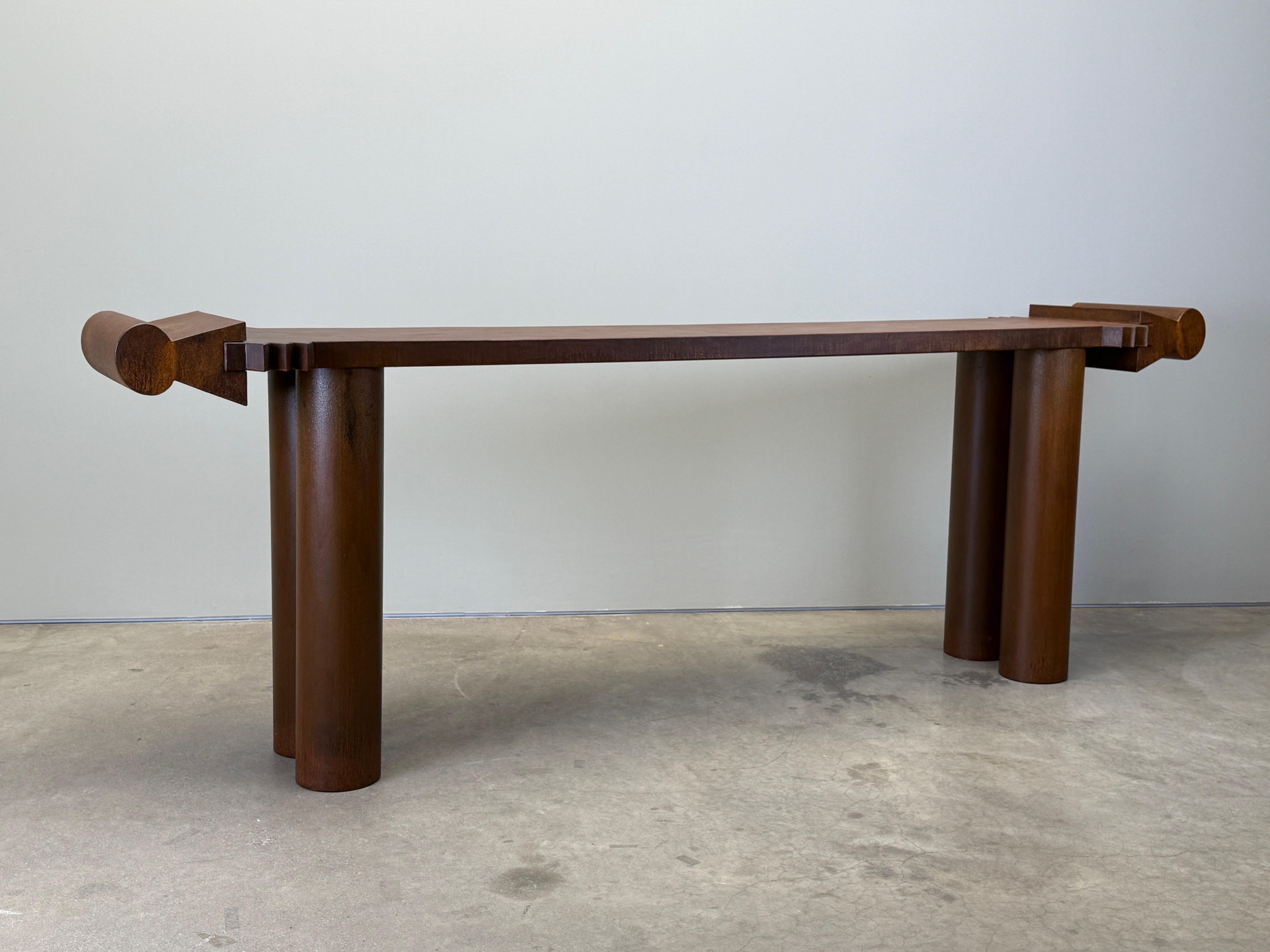 Garry Knox Bennett Steel Console Table, 2007 For Sale 16