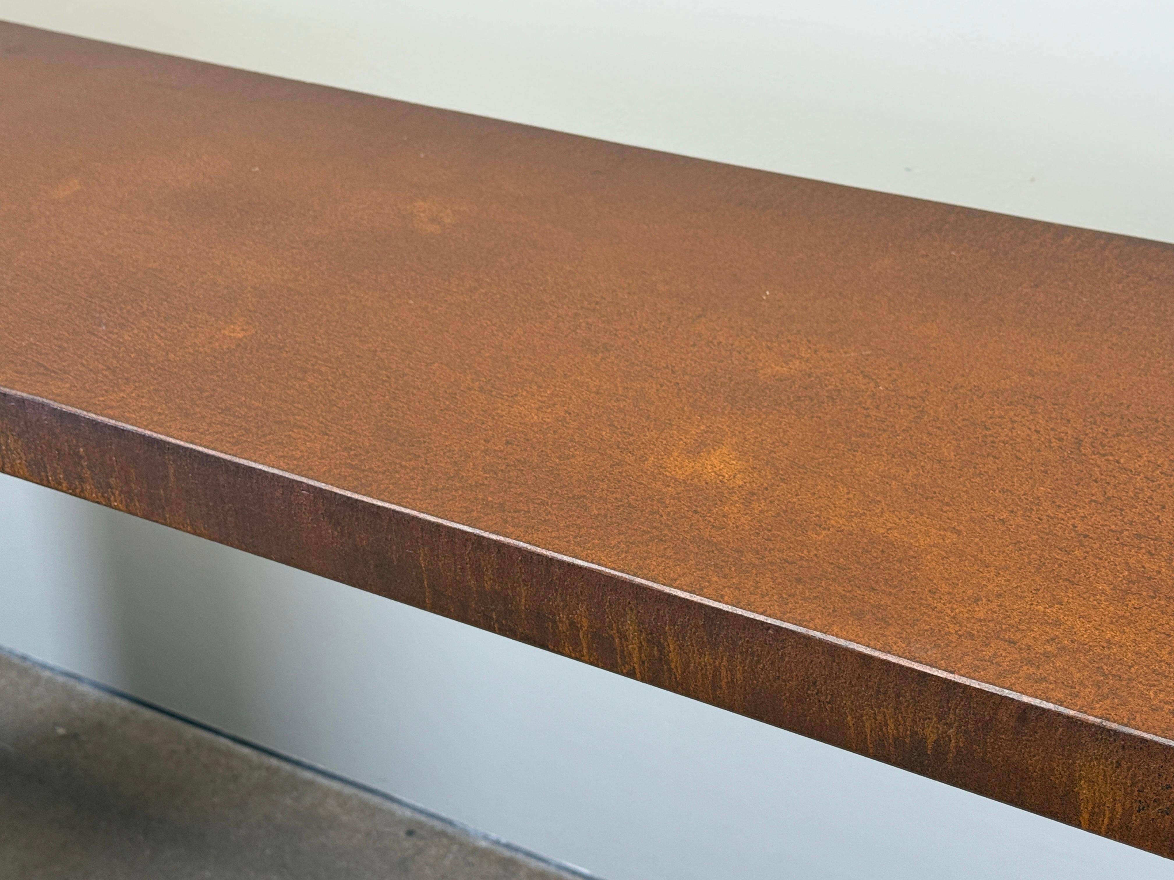 Garry Knox Bennett Steel Console Table, 2007 For Sale 1