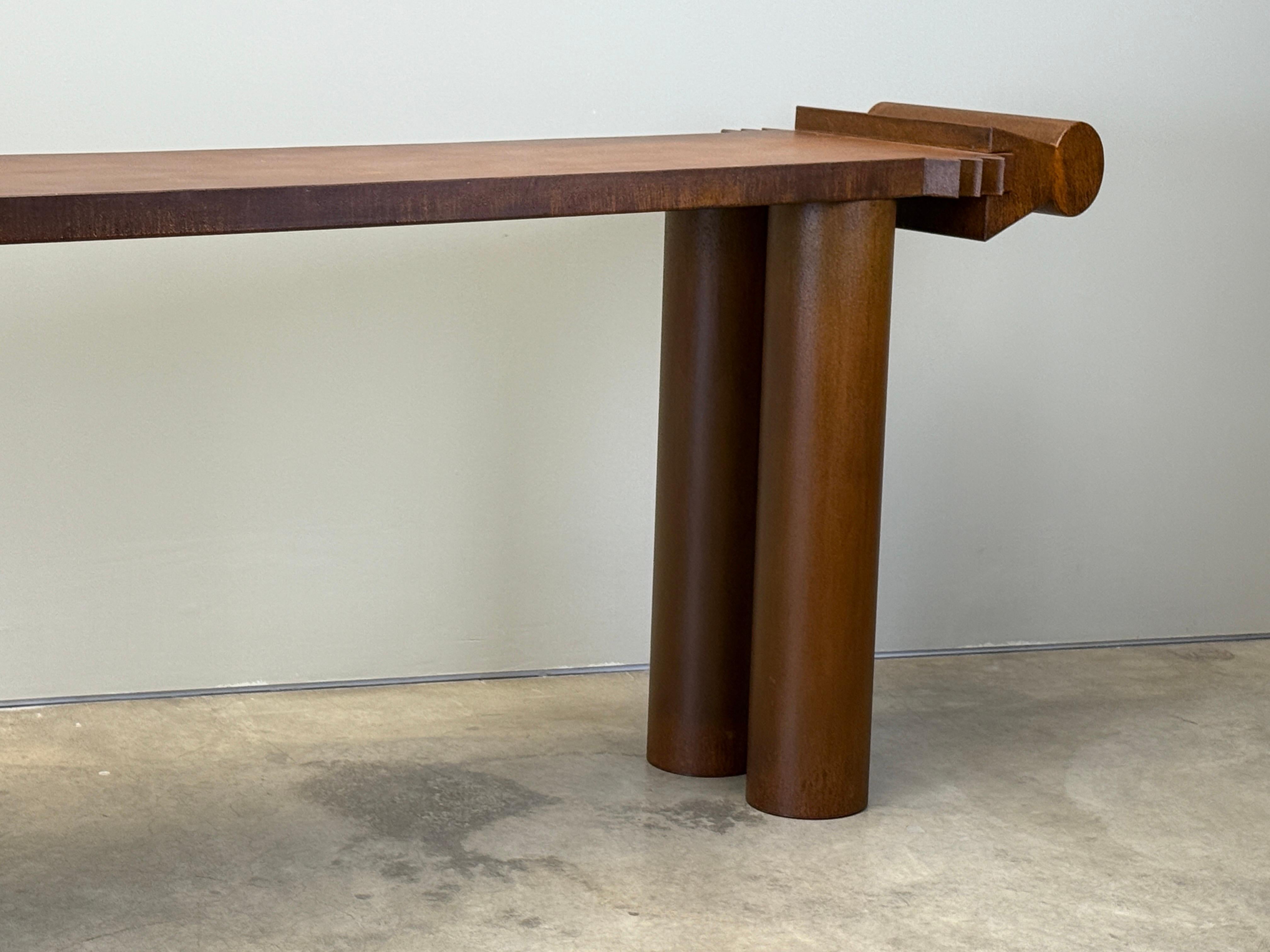 Garry Knox Bennett Steel Console Table, 2007 For Sale 3