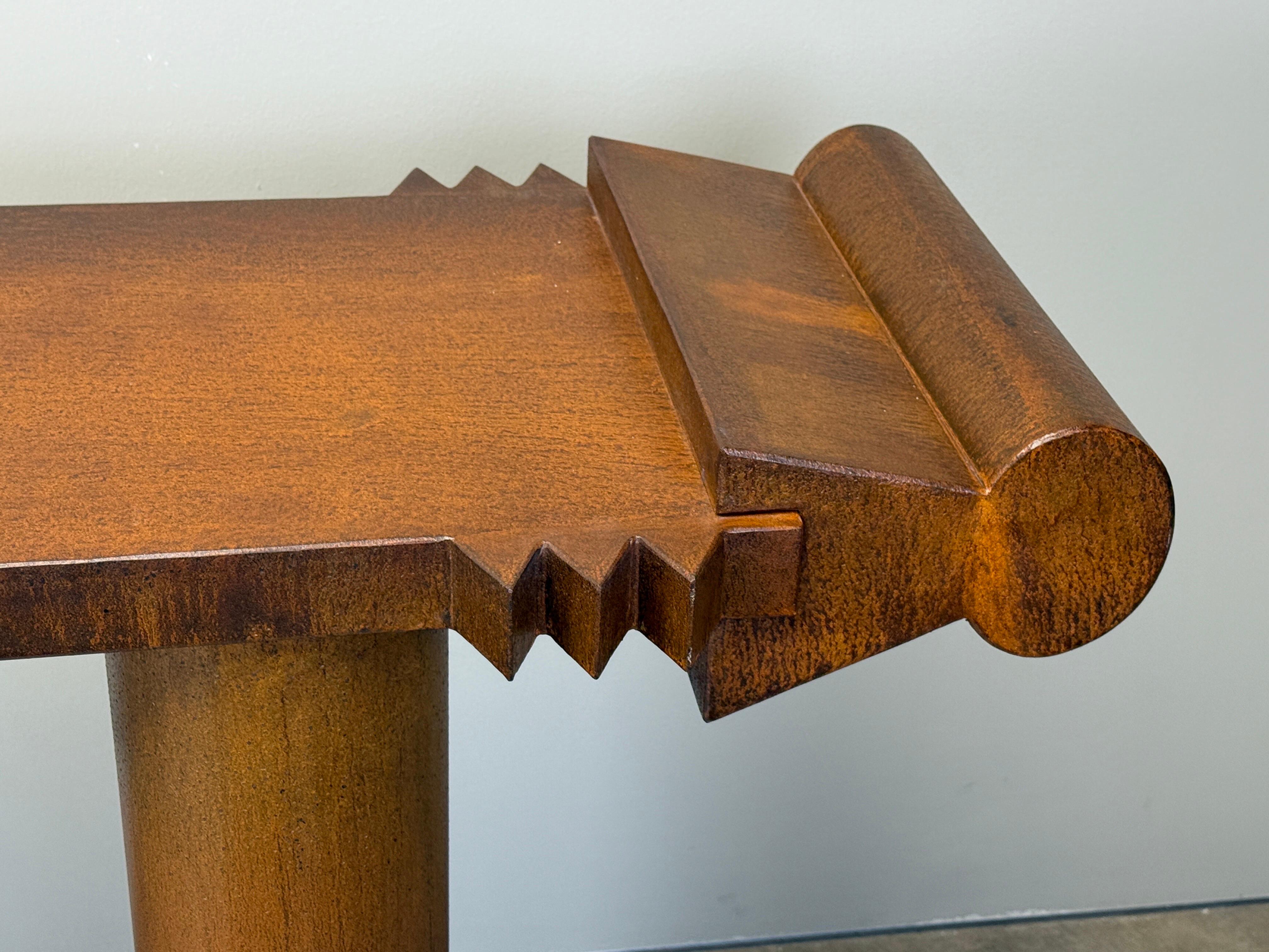 Garry Knox Bennett Steel Console Table, 2007 For Sale 5