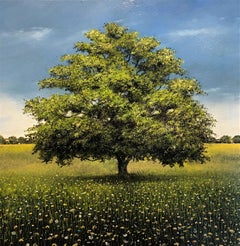 Butterflies original tree painting