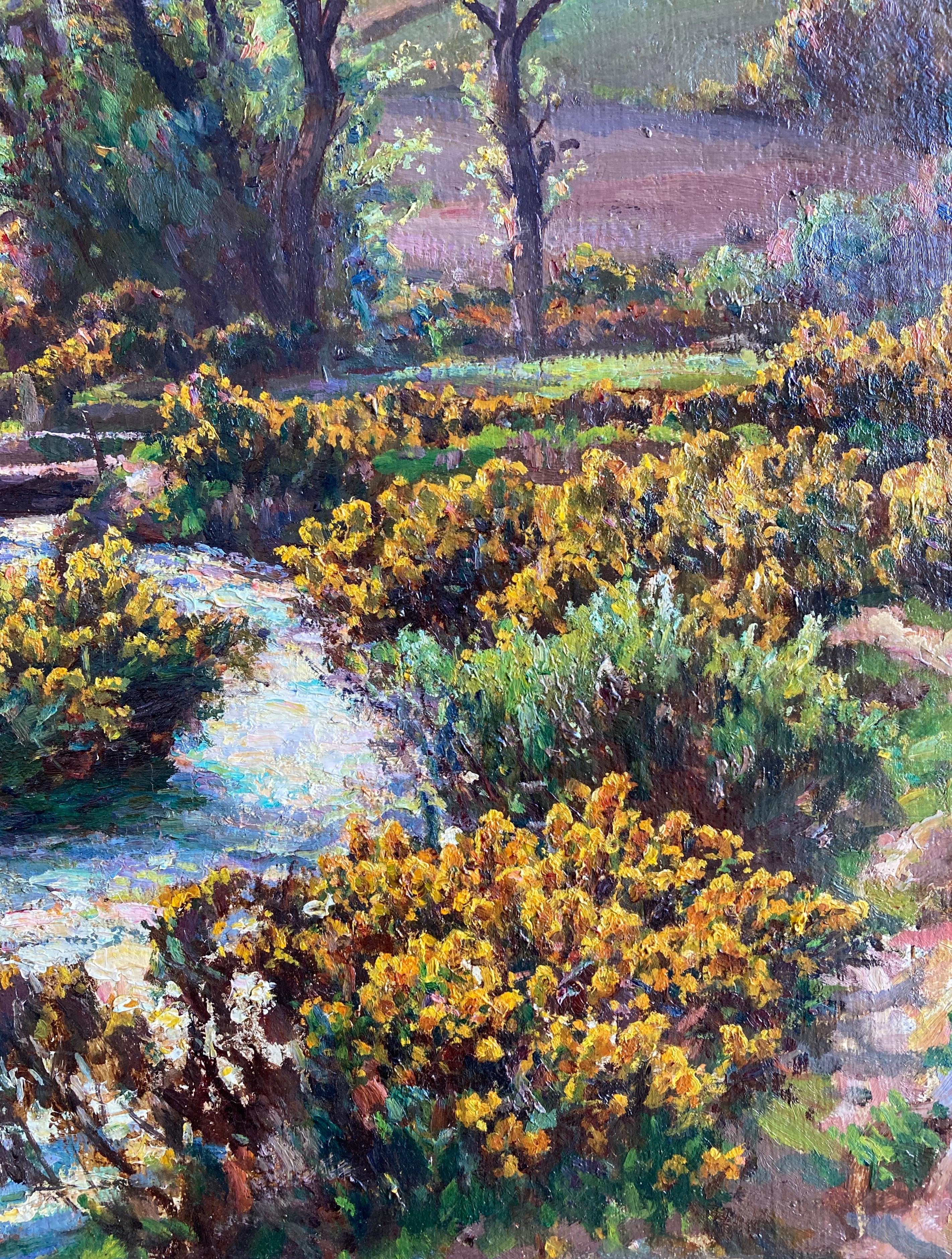Garstin Cox, Grande dipinto impressionista britannico della Cornovaglia 19
