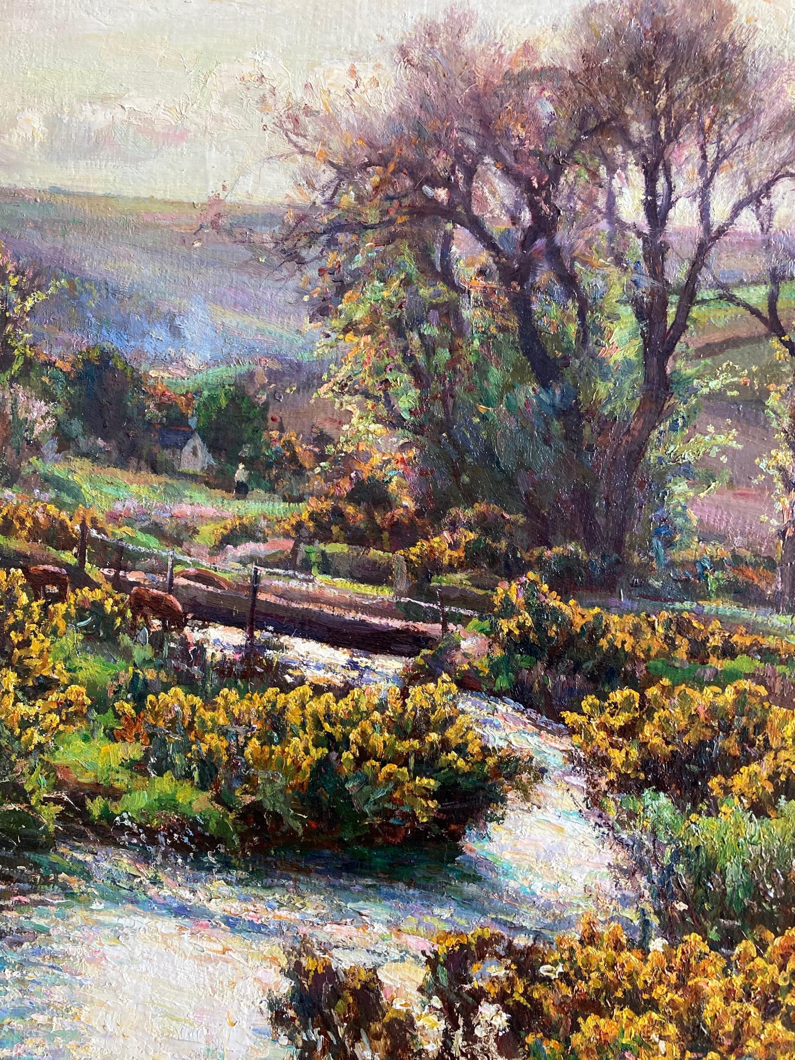 Garstin Cox, Grande dipinto impressionista britannico della Cornovaglia 6