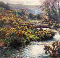Garstin Cox, Large British Impressionist painting of Cornwall 