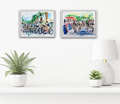 Stage 5 Tour Down Under und Day zwei der Tour Down Under 19 Diptychon