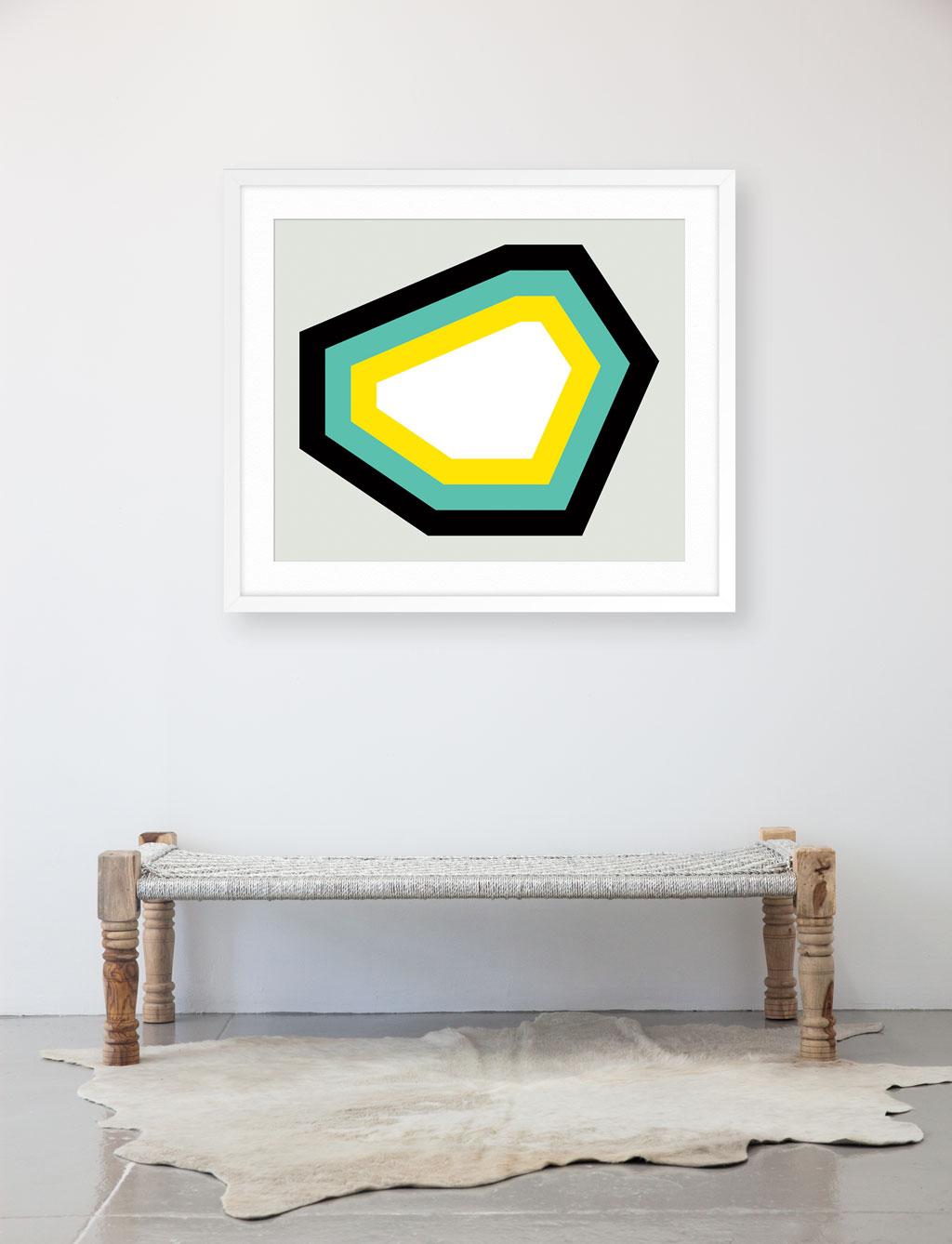 Colorful Bold Abstract 3 - Print by Gary Andrew Clarke
