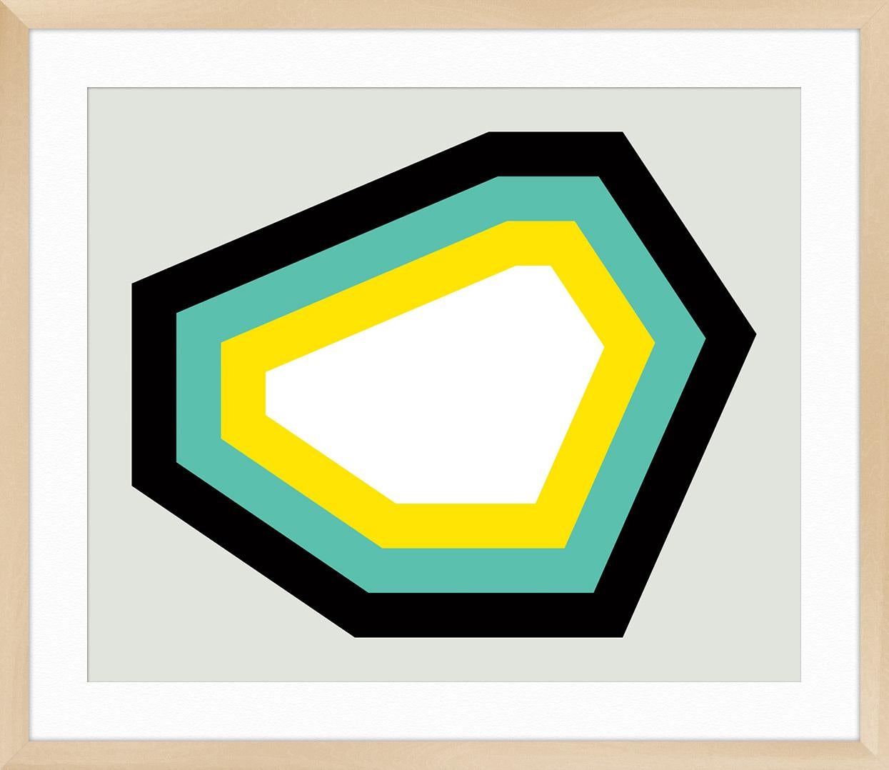 Colorful Bold Abstract 3 - Yellow Abstract Print by Gary Andrew Clarke