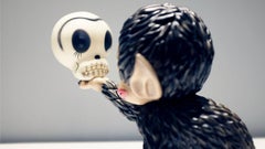 ARY BASEMAN : Ahwroo - Sculpture peinte à la main. Surréalisme:: art bas de gamme:: pop art
