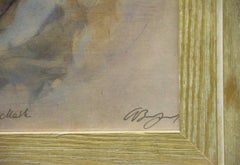 "Golden Mask" Signed Limited Edition Lithograph: 283/750