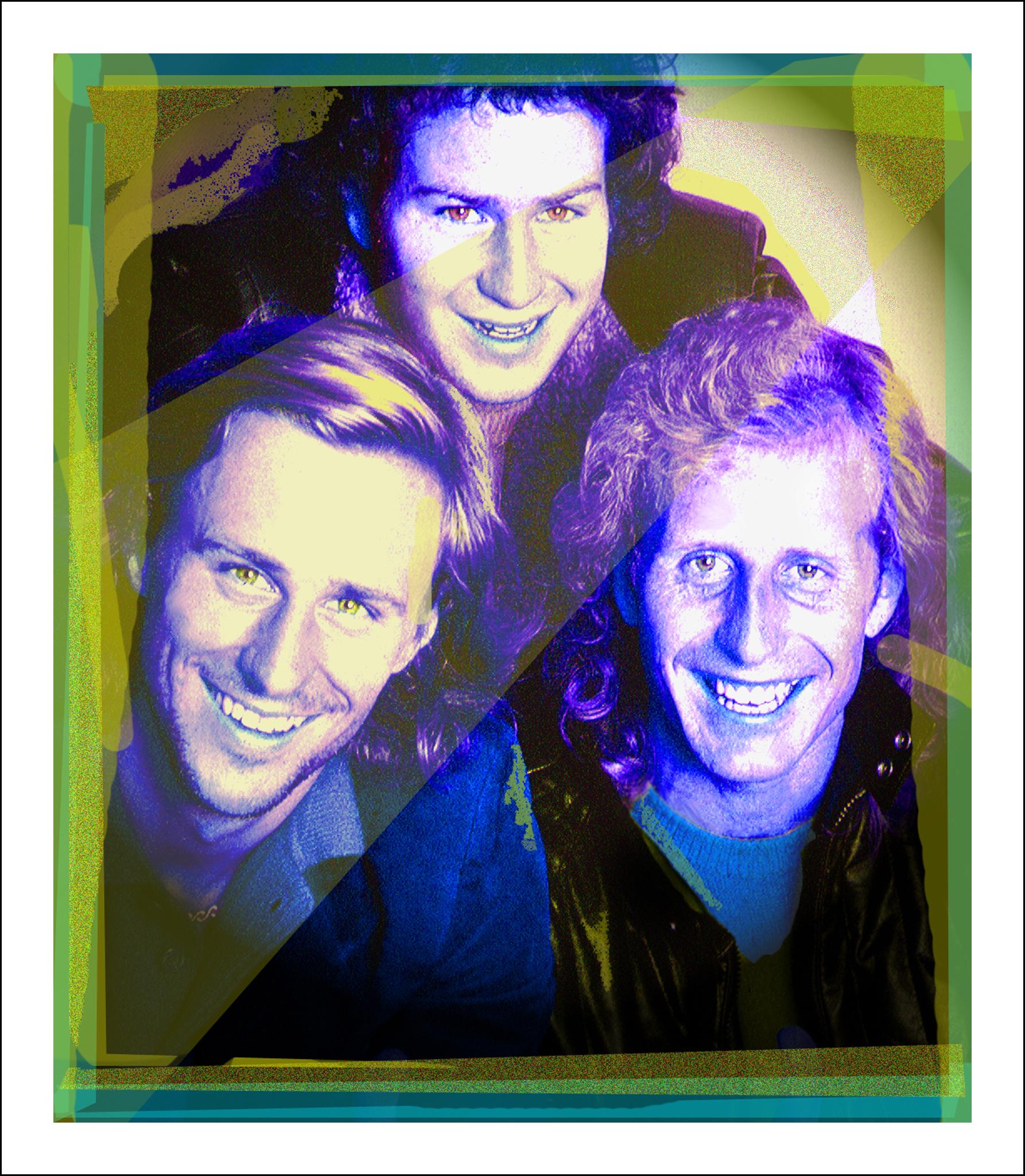 Gary Bernstein Portrait Photograph - John McEnroe, Bjorn Borg, Vitas Gerulaitis at Studio 54 v1 (see details below)