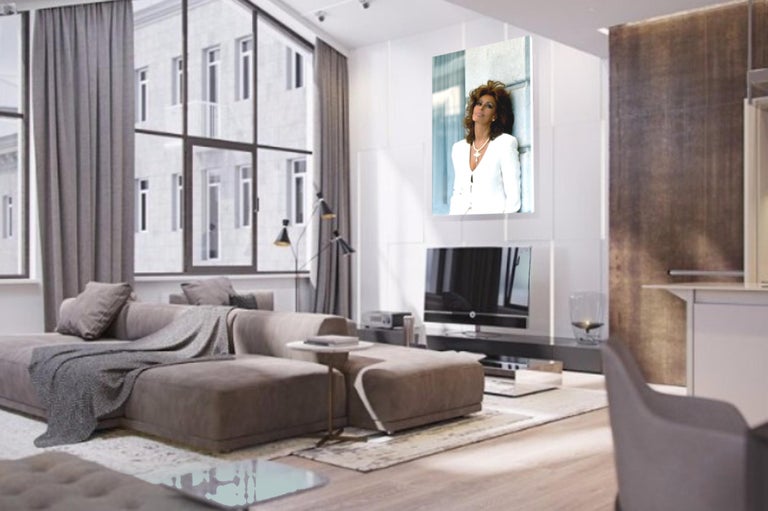 Gary Bernstein Sophia Loren Geneva 1 (...a large print on canvas; see