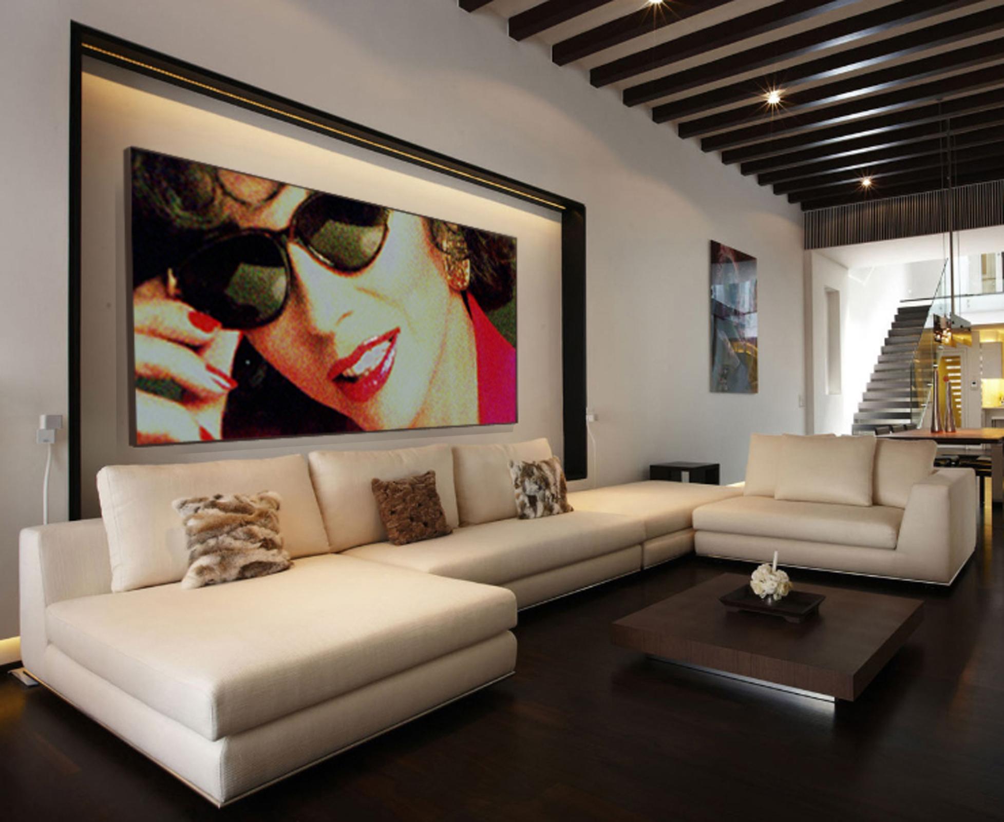 Joan Collins Shades (this is a large canvas print; see below for smaller sizes) - Photograph by Gary Bernstein