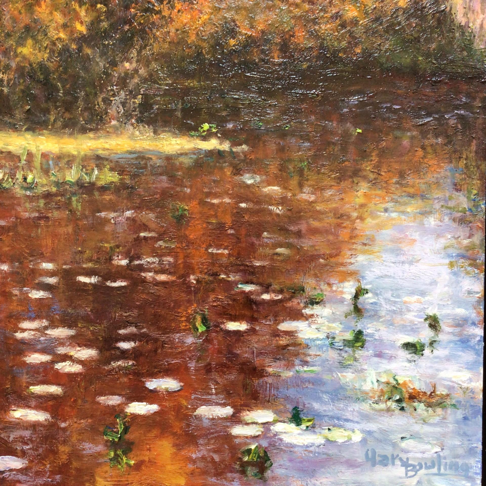 Arcadian Fall, 2022 - Painting by Gary Bowling