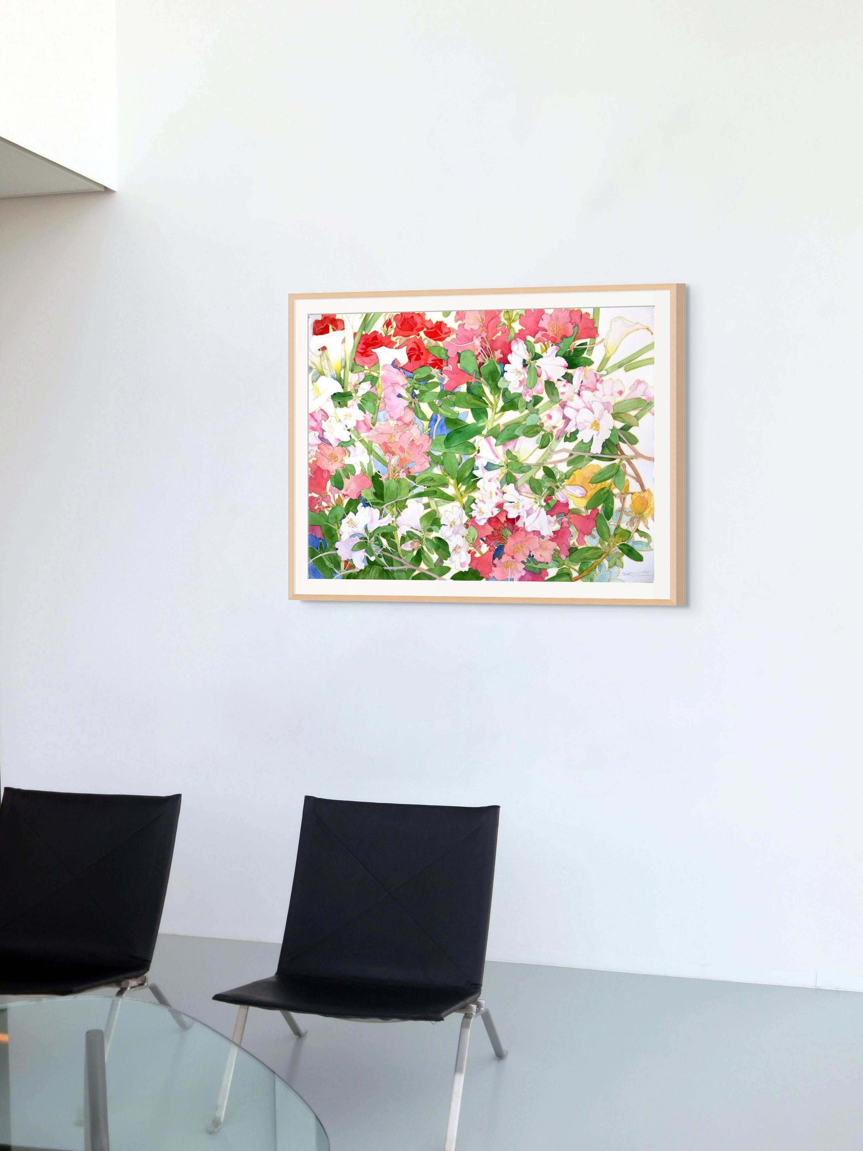 Summer Composition – Painting von Gary Bukovnik