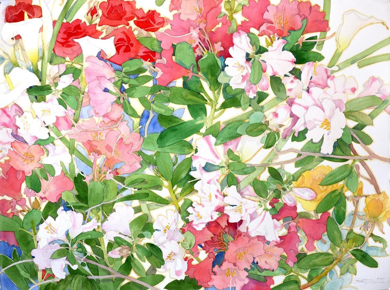 Gary Bukovnik Still-Life Painting – Summer Composition