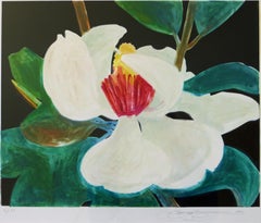 Vintage Magnolia Blossom - Gary Bukovnik Lithograph