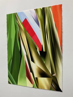 Het Tuinpad I, 2025, Curacao, Unique pigment print, digitally made by hand