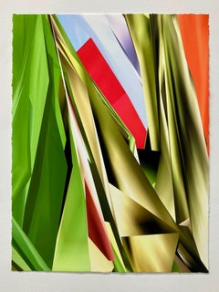 Het Tuinpad I, 2025, Curacao, Unique pigment print, digitally made by hand