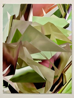 Mondi I, 2025, Curacao, Unique pigment print, digitally made by hand