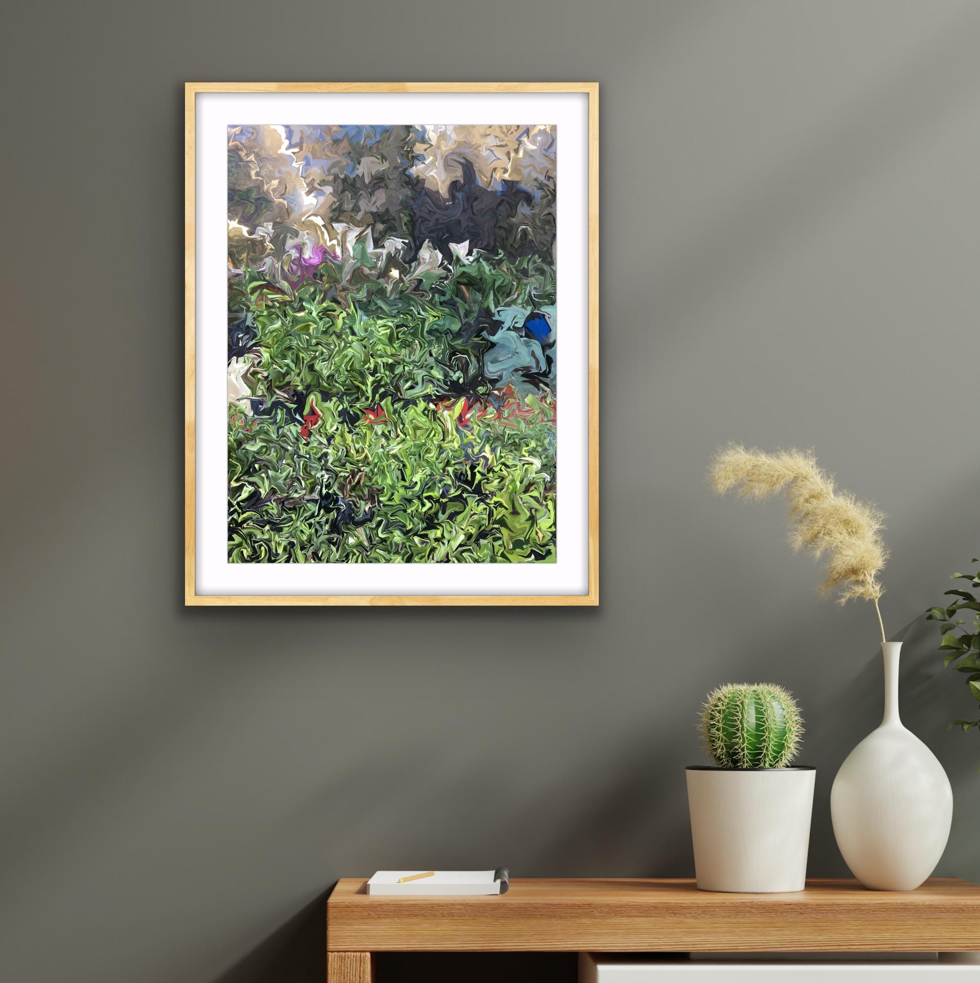 Succulents, 2018, digitally manipulated photograph, signed For Sale 4