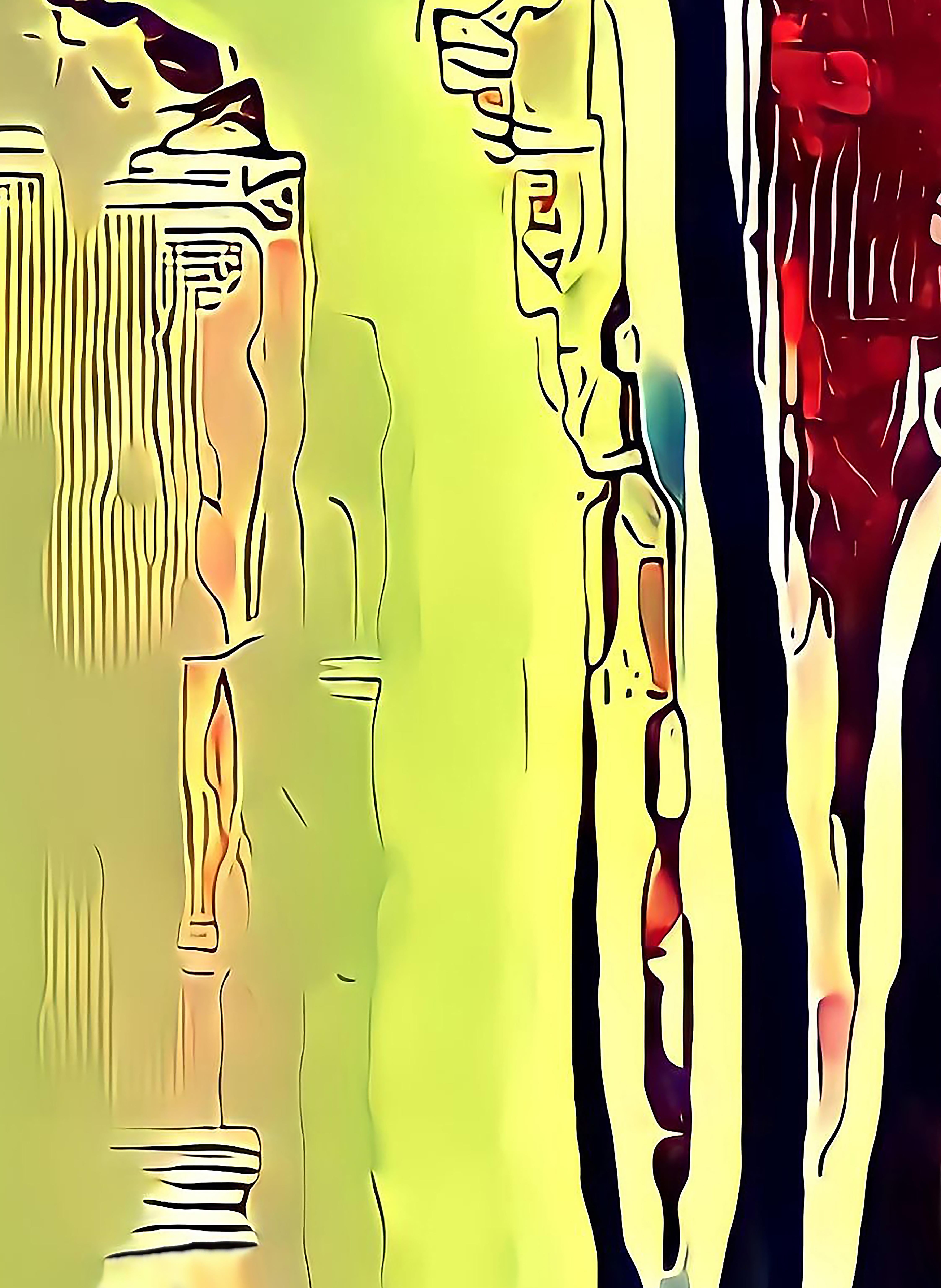 Abstract Print Gary Cruz - Crossover III, 2024, impression pigmentaire unique, signée