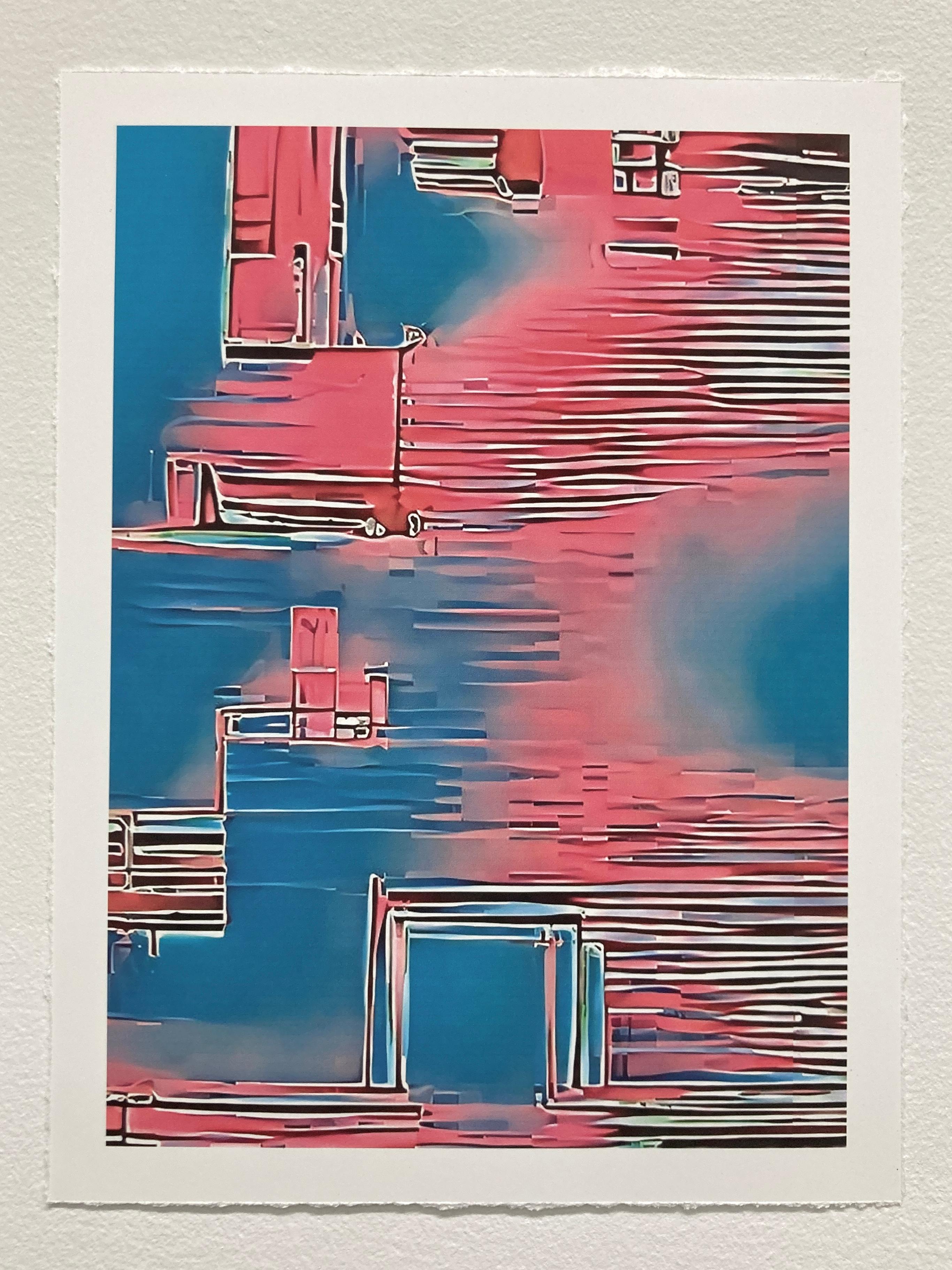Locus I, 2024, unique pigment print, signed - Print by Gary Cruz