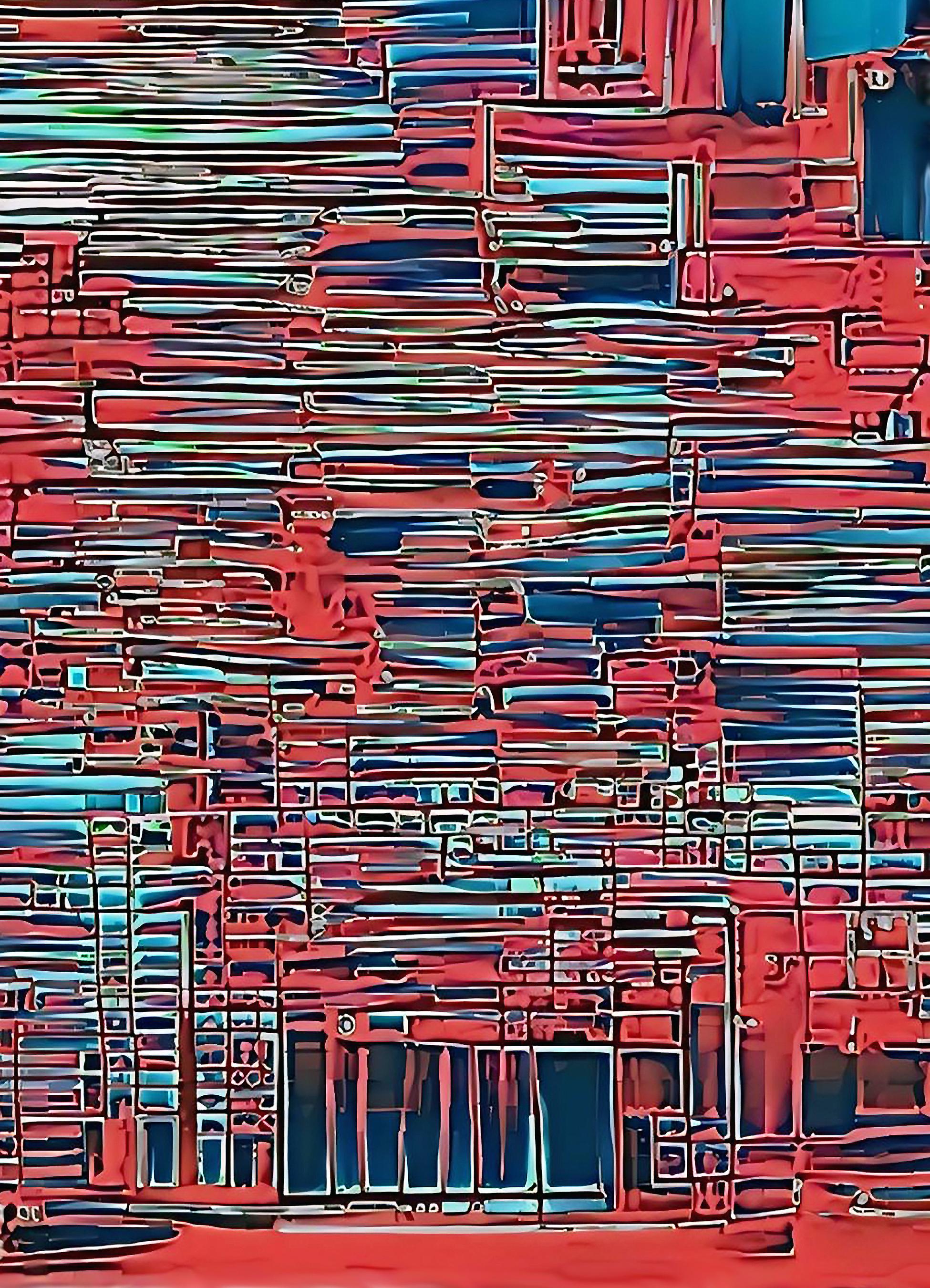 Gary Cruz Abstract Print - Locus IV, 2024, unique pigment print, signed