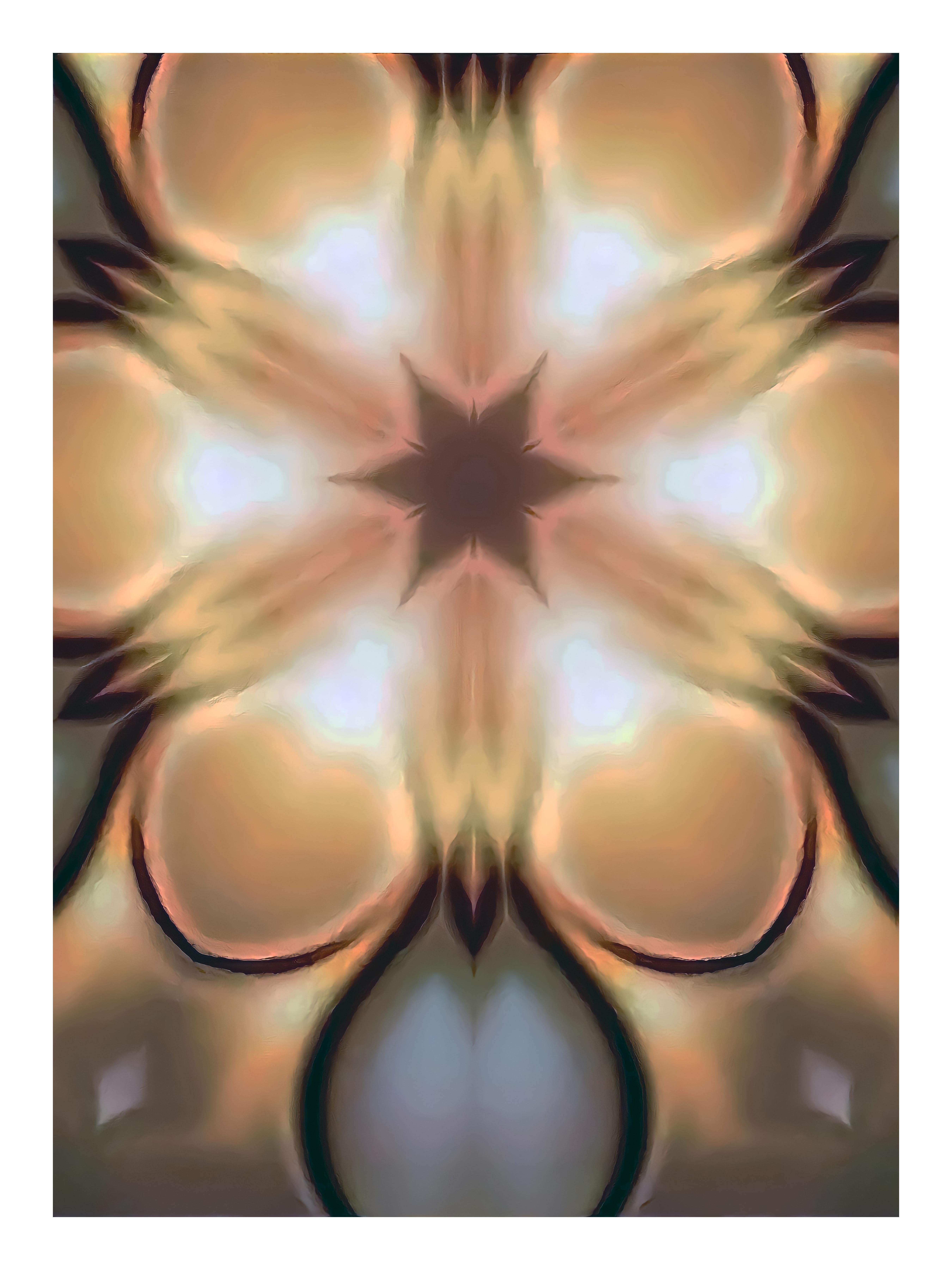 Abstract Print Gary Cruz - Retina #13, 2022, impression numérique faite à la main, édition de 3 exemplaires, signée
