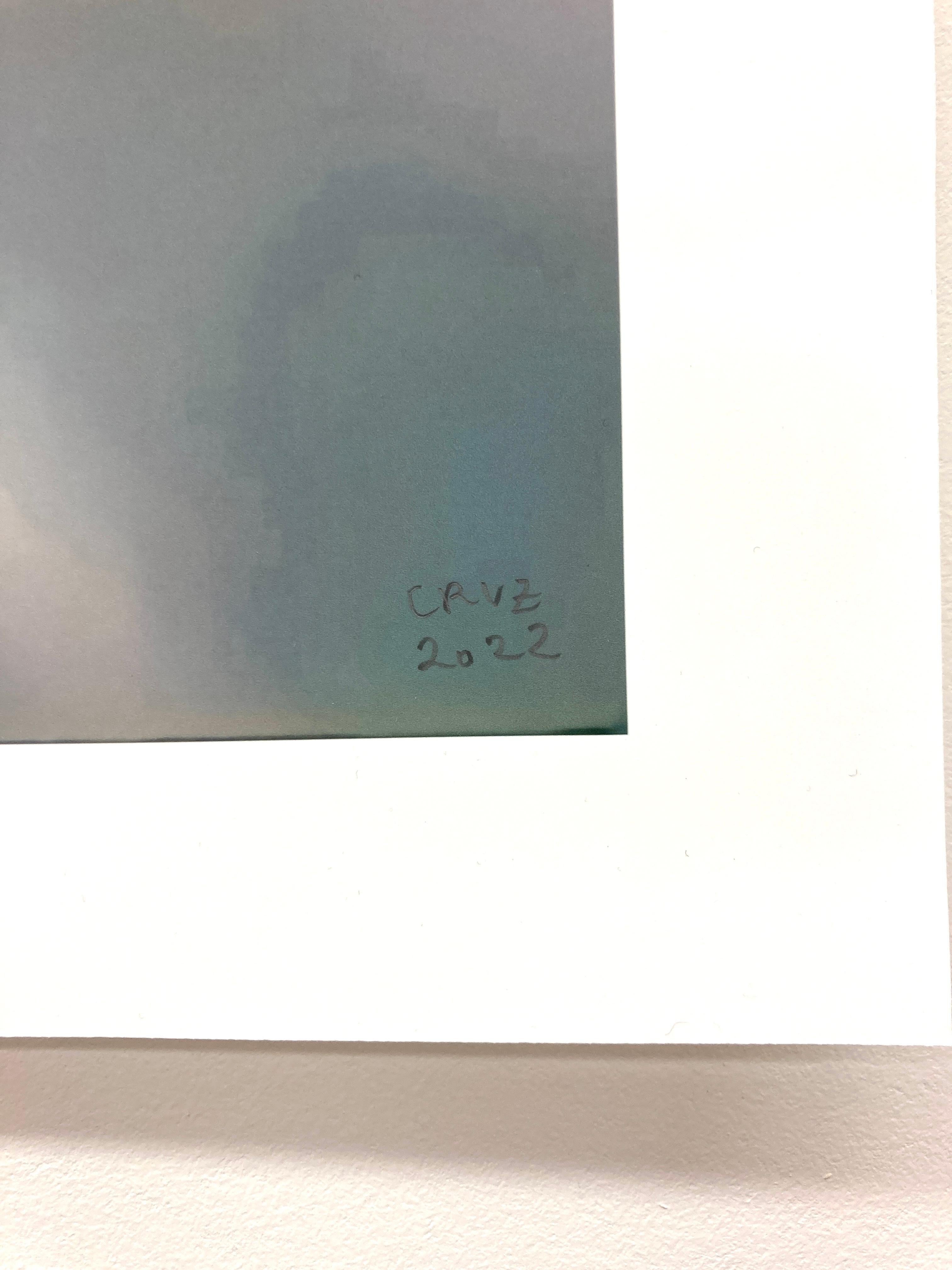 Retina n°9, 2022, impression numérique, édition de 3, signée - Abstrait Photograph par Gary Cruz