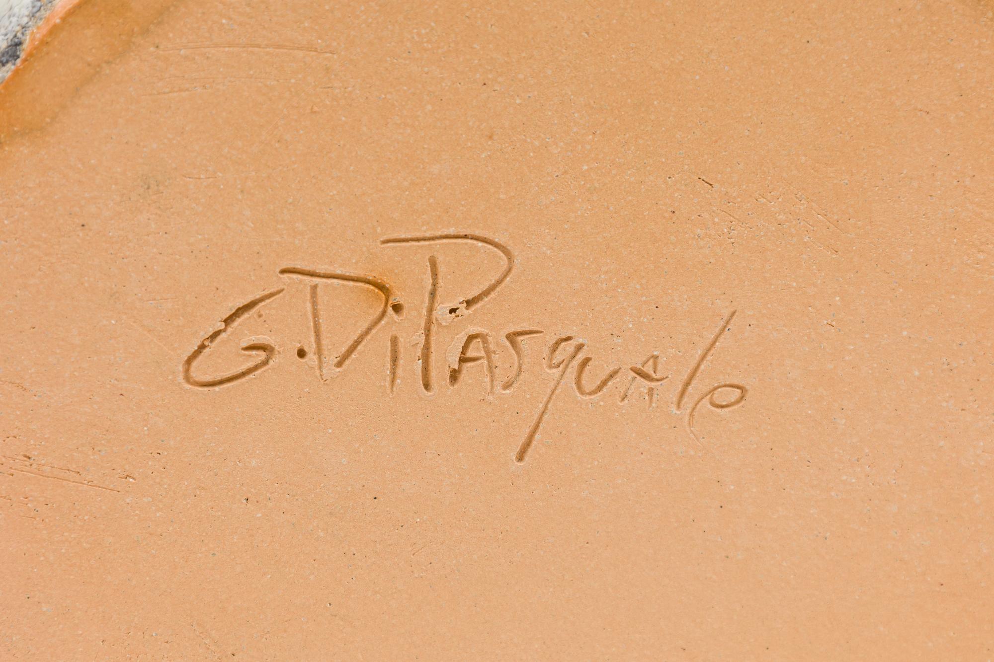 Gary Dipasquale Vaso asimmetrico allungato con esterno in corteccia bianca in vendita 1