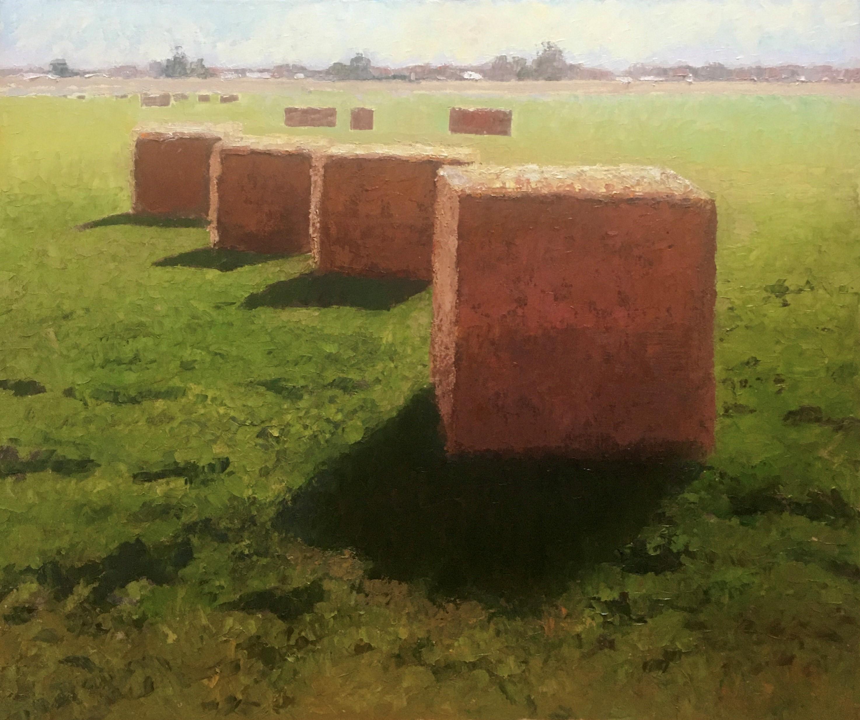 Gary Ernest Smith Landscape Painting - "Field of Order"