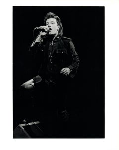Bono Performing Vintage Original Photograph