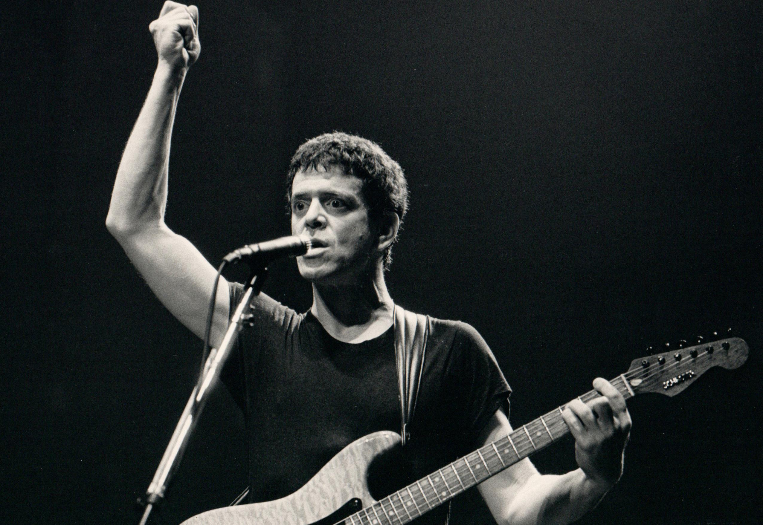 Gary Gershoff Black and White Photograph - Lou Reed at Beacon Theatre Vintage Original Photograph