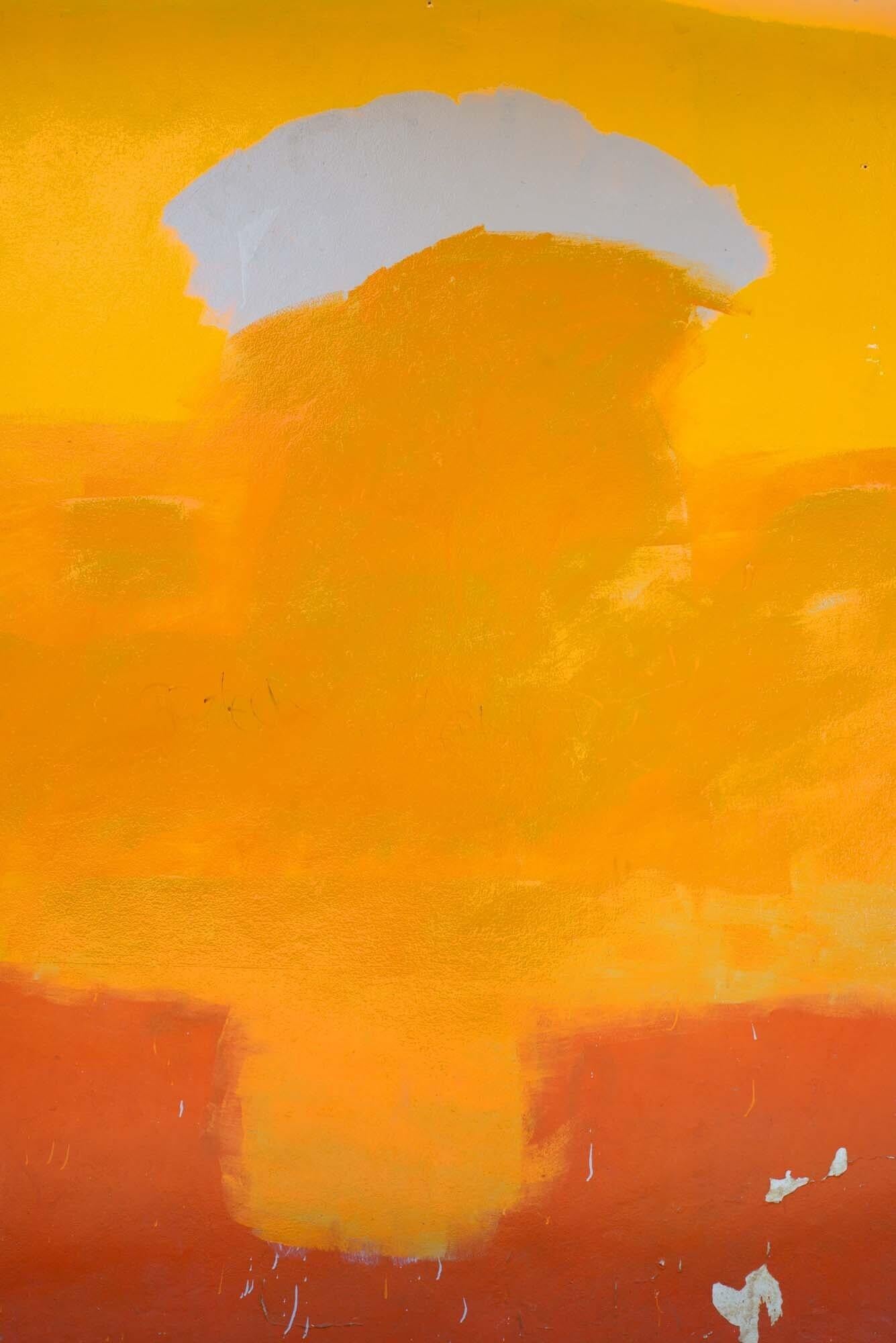 Finding the Universe in Oaxaca, Orange and Yellow with Gray Arch