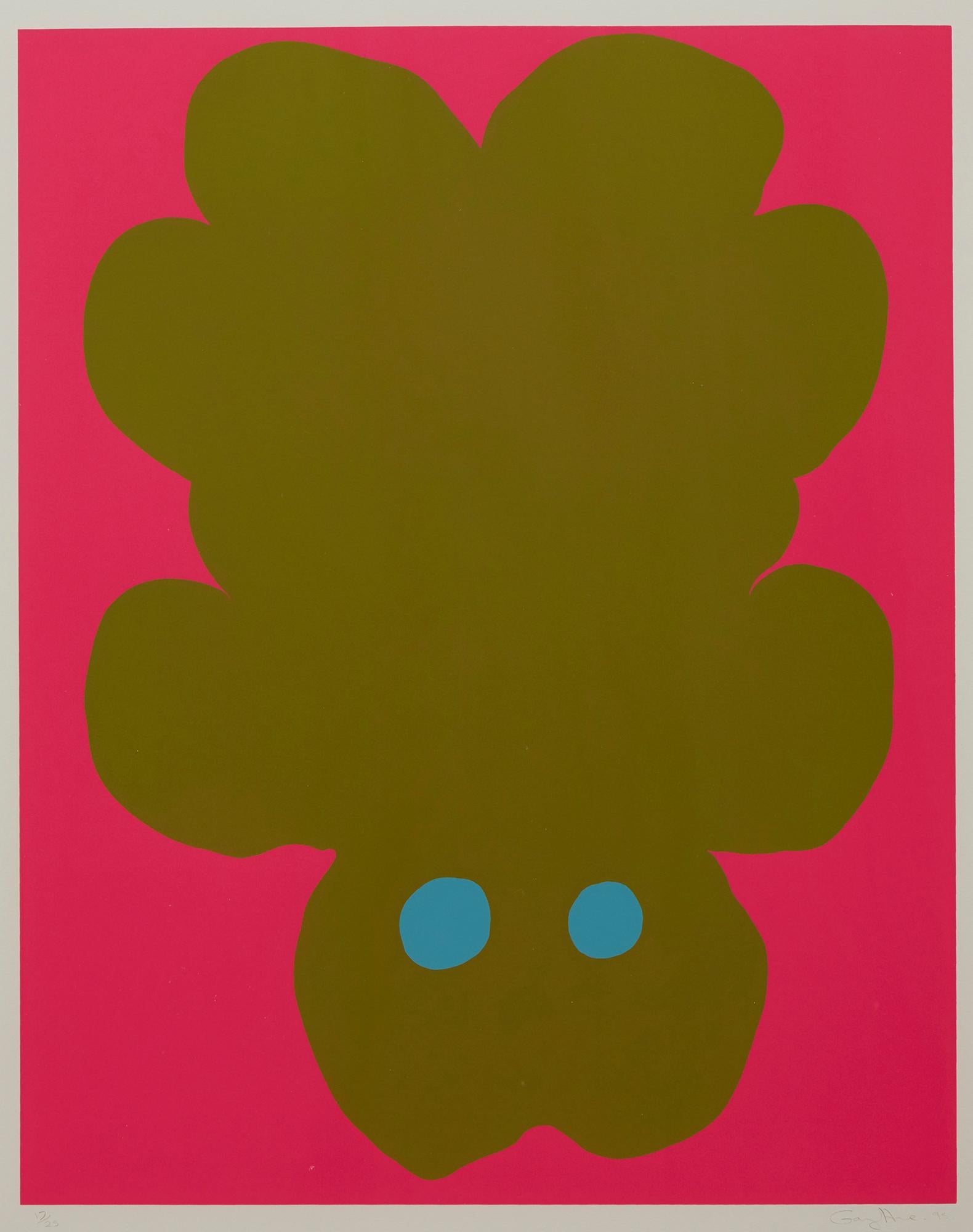 Bear Falling Bear (ours tombé) - Print de Gary Hume