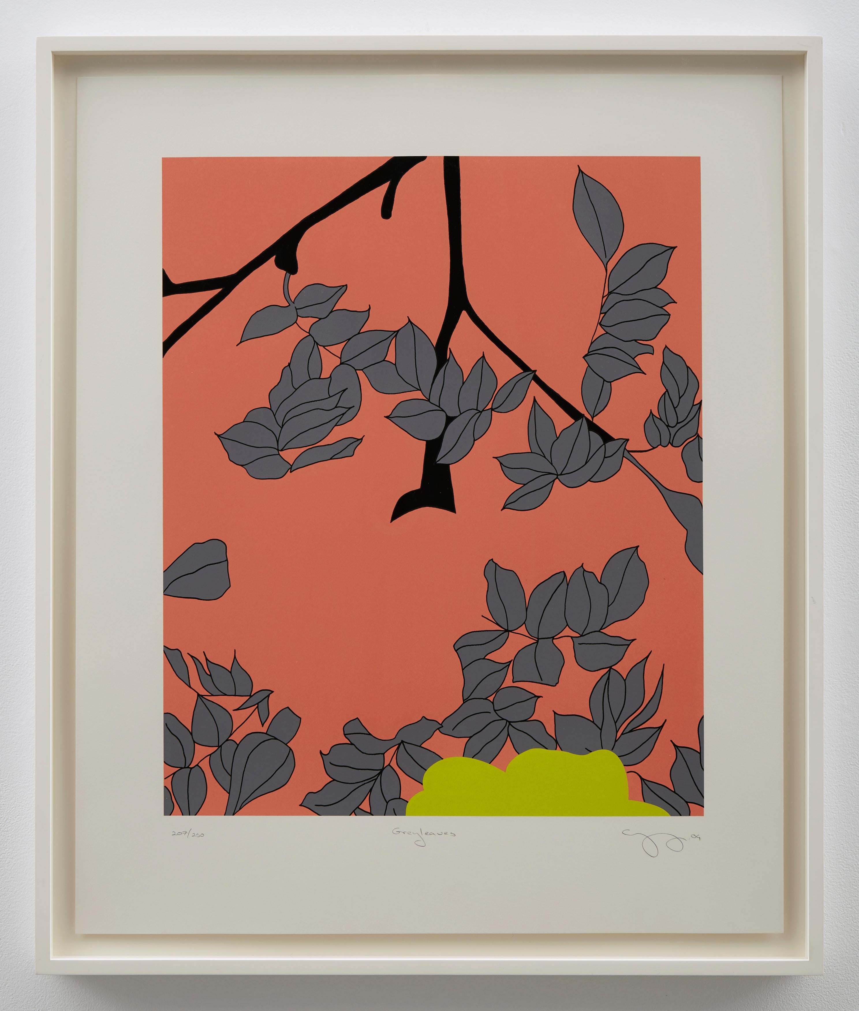 Blätter mit Blättern  (Zeitgenössisch), Print, von Gary Hume